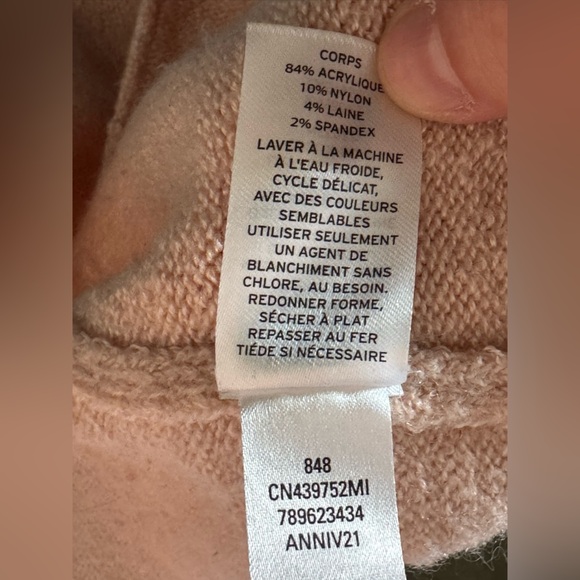 Caslon XxL Cozy Pink Open-Front Sweater - Picture 4 of 5